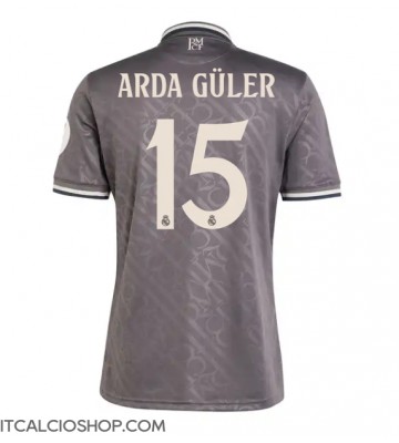 Real Madrid Arda Guler #15 Terza Maglia 2024-25 Manica Corta